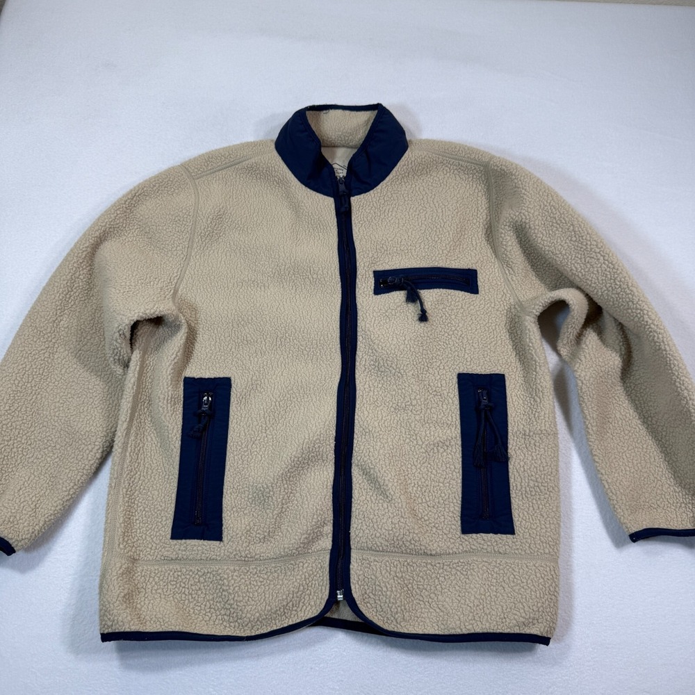 St John's Bay Fleece Stand Colar Jacket Men M Zip‎ Pockets Full Zip